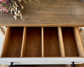 White Farmhouse Style Sideboard Buffet - Please read description before purchasing