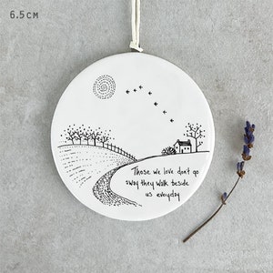 East of India Countryside Hanger - Those We Love Don't Go Away - Bereavement Gift