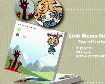 Pre-Order|LOZ| Link&Gloom Hands memo notepad | tear off notepad