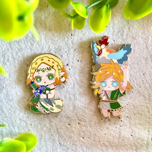 LOZ Chibi hard enamel pin collection