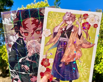 Anime Print| A5 Print｜Holographic Print