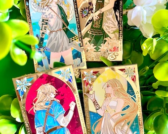 LOZ| Silent Princess&Knight hard enamel pin collection
