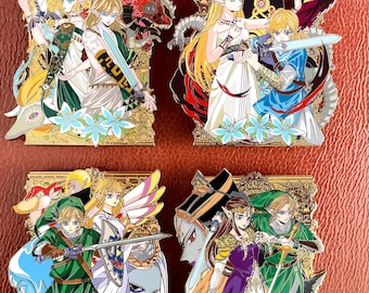 B-Grade| LOZ| Whisper of the ages｜ Hard enamel pin collection｜4in Large Pin Collection 2