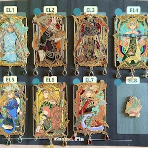 LOZ | Coleção de Pins de Esmalte do Conjunto de Armaduras do Link