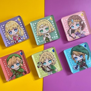 LOZI Prinzessin Zelda & Link Acryl-Kühlschrankmagnet | 4.0cm