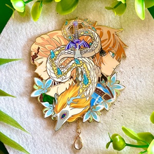 LOZ| Princess&Link hard enamel pin collection