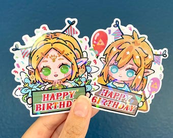 LOZ｜Birthday Stickers | vinyl sticker| Happy Birthday Sticker