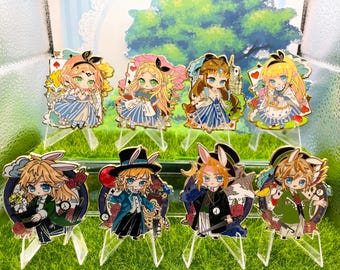 Princess in Wonderland Enamel Pin Collection: Gold Plated 2.5in