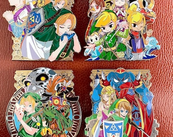 B-Grade| LOZ| Whisper of the ages｜ Hard enamel pin collection｜4in Large Pin Collection 1