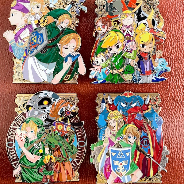 B-Grade| LOZ| Whisper of the ages｜ Hard enamel pin collection｜4in Large Pin Collection 1
