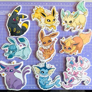 Eeveelutions｜ Eeveelutions sticker | vinyl sticker