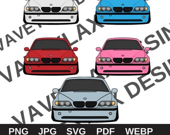 BMW SVG Digital Download | Unique BMW Car Design Files - Svg, Png, Jpg, Pdf, and Webp Formats | Bmw Sticker