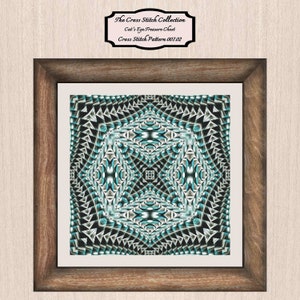 Modèle de point de croix sud-ouest 007.02. Point de croix, point de croix art moderne, point de croix art déco, broderie. La collection point de croix