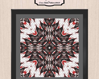 Southwest Cross Stitch Pattern 004.03. Cross Stitch, Modern Art Cross Stitch, Art Deco Cross Stitch, Embroidery. The Cross Stitch Collection