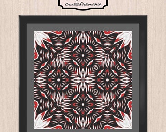 Southwest Cross Stitch Pattern 004.04. Cross Stitch, Modern Art Cross Stitch, Art Deco Cross Stitch, Embroidery. The Cross Stitch Collection