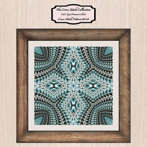 Modèle de point de croix sud-ouest 007.03. Point de croix, point de croix art moderne, point de croix art déco, broderie. La collection point de croix