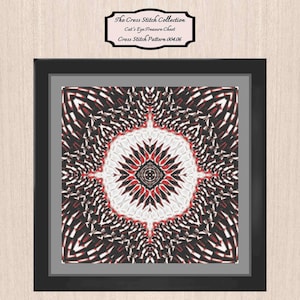 Modèle de point de croix sud-ouest 004.06. Point de croix, point de croix art moderne, point de croix art déco, broderie. La collection point de croix