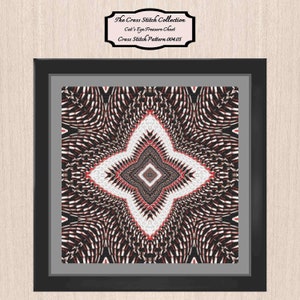 Modèle de point de croix sud-ouest 004.05. Point de croix, point de croix art moderne, point de croix art déco, broderie. La collection point de croix