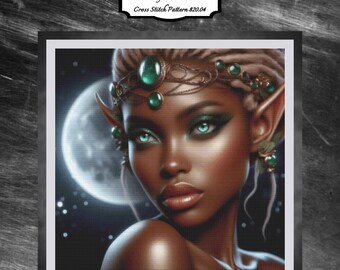 Feeën kruissteek, fantasiekruissteek, mystiek, mythisch, etherisch, sterrennacht, borduurwerk, patroon Cross Stitch Collection 820.04