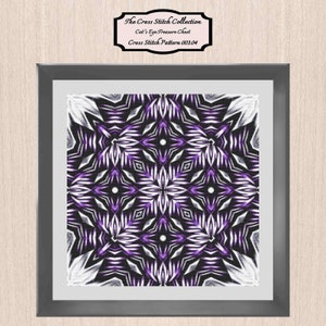 Cross Stitch Pattern 003.04.  The Cross Stitch Collection. Modern Art Cross Stitch, Art Deco Cross Stitch, Abstract Cross Stitch, Embroidery