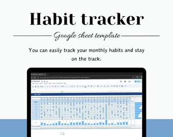 Habit Tracker Lifetime Usability Daily Weekly Monthly Habits Google ...