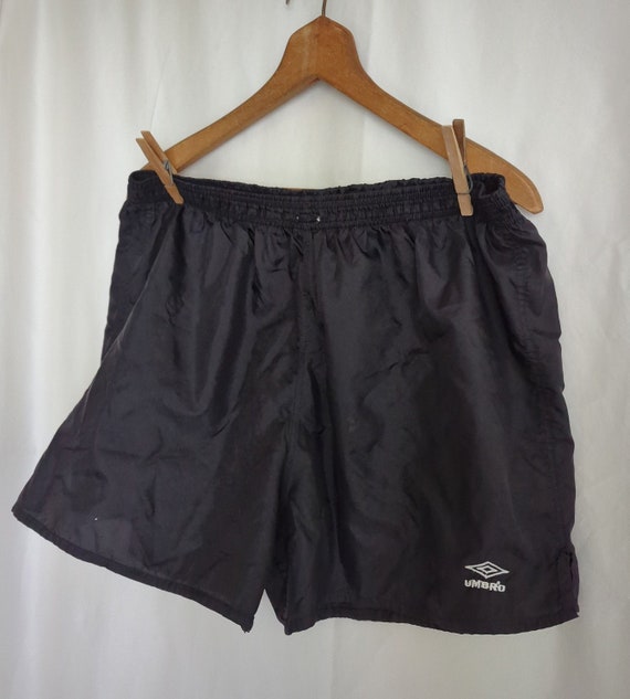 Vintage Umbro Athletic Shorts Black Size Adult L