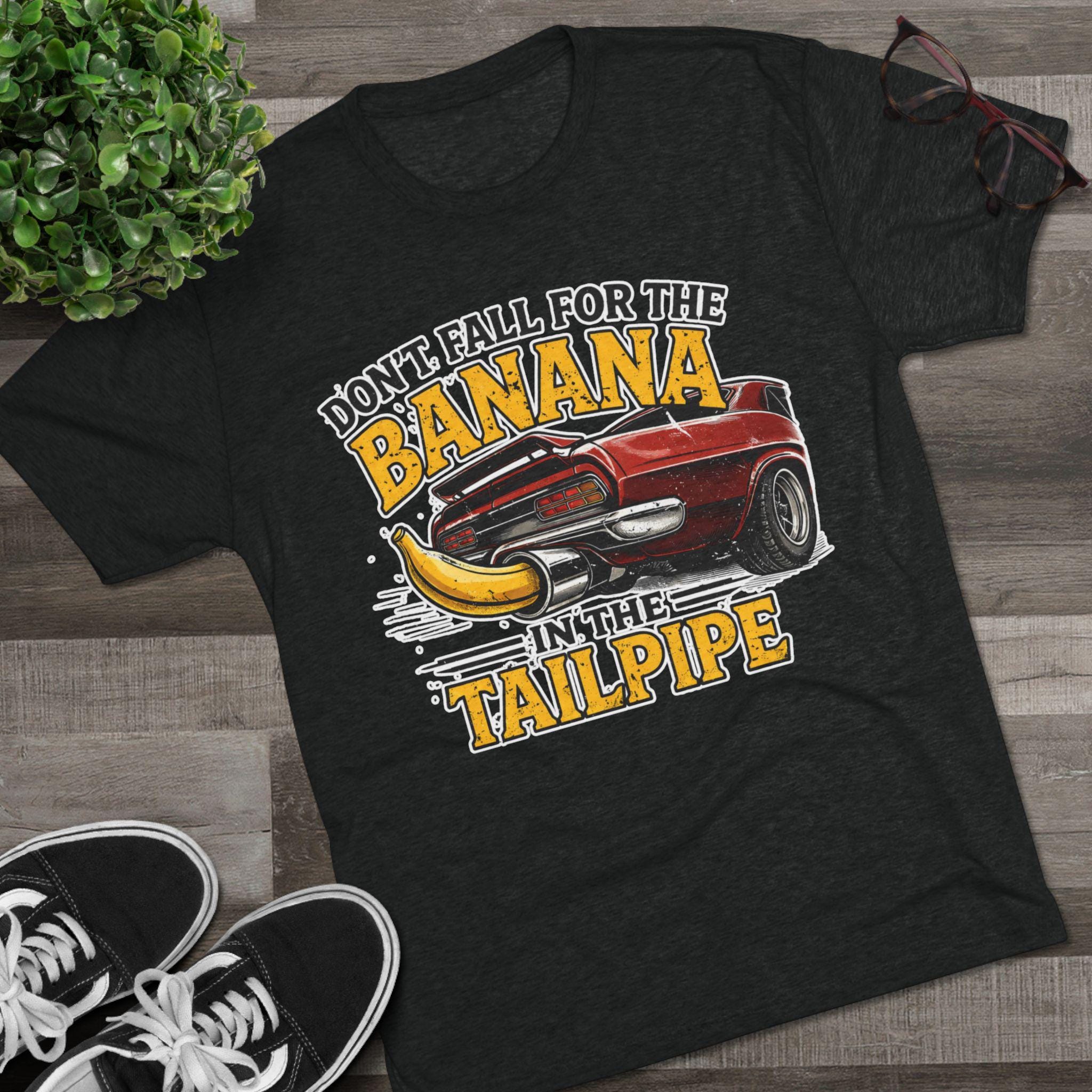 Beverly Hills Cop Banana Tailpipe Shirt, 80s Retro Car Humor Tee