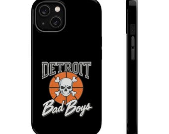 Detroit Bad Boys Skull Basketball Phone Case