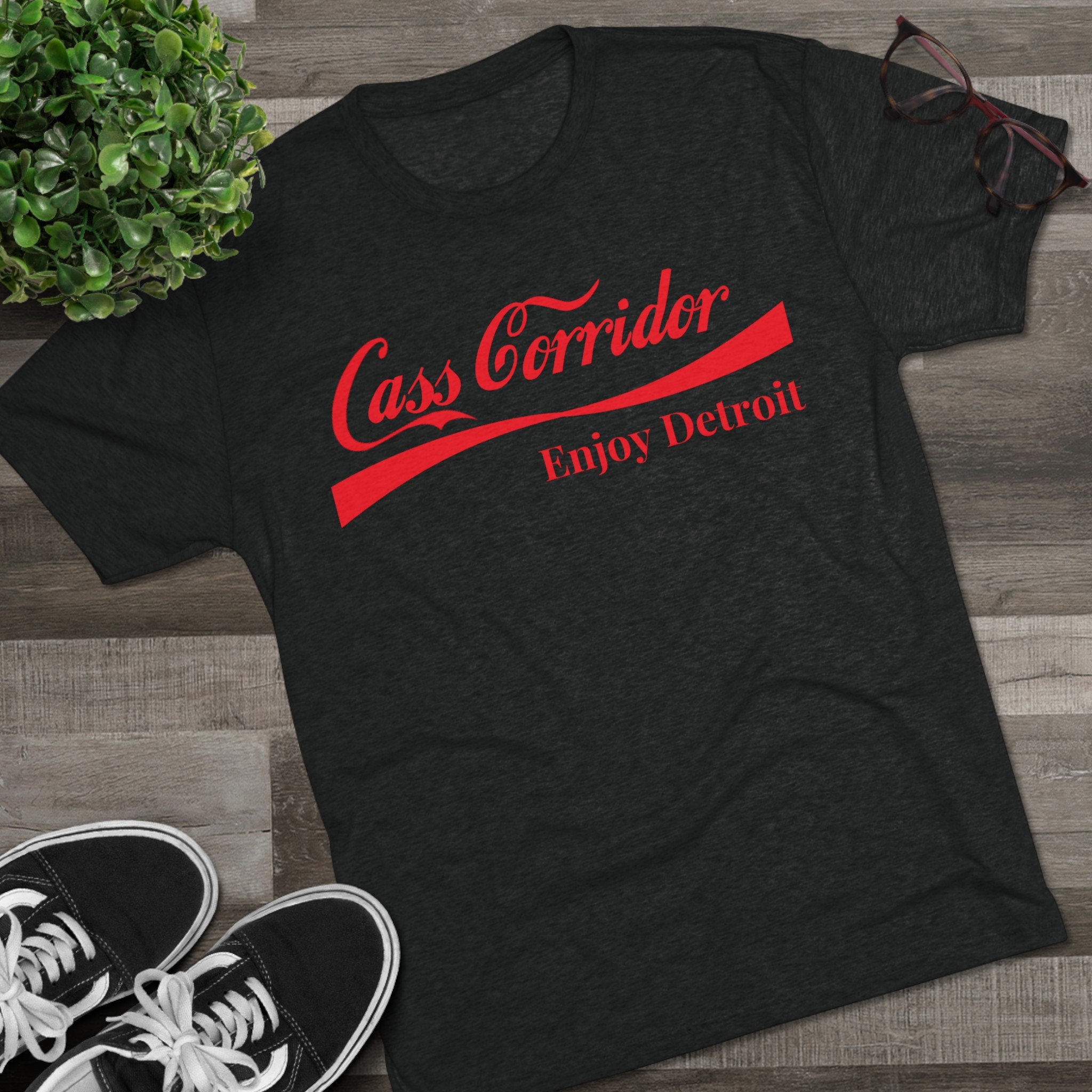 Cass Corridor Detroit Tri-Blend T-Shirt