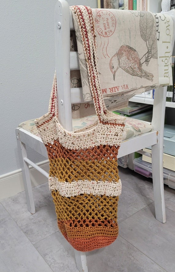 Crocheted Bag Crocheted Yoga Bag Crocheted Yoga Mat Bag Yoga Bag Yoga Mat  Bag Crocheted Market Bag Catch All Bag 
