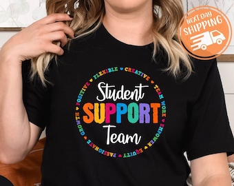 Student Support Shirt, Support Squad Shirt, Support Teacher Shirt, School Support Staff, Support Team, Admin Team Shirt, Office Squad Shirt