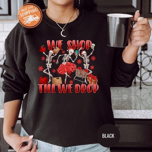 Black Friday Shopping Sweatshirt, Women’s Black Friday Hoodie, Shopping Squad Sweater, Shopping Group Tee, Christmas Shopping Sweatshirt