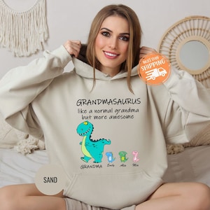 Grandma saurus hoodie hot sale