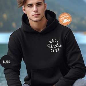 Cool Uncles Club Pocket Sweatshirt for Men, Funny Uncle Hoodie, Pregnancy Announcement Shirt for Uncle, Cool Uncle Tee for, New Uncle Shirts
