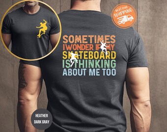 Skateboarding T-Shirt, Skateboarder Geschenk für Männer