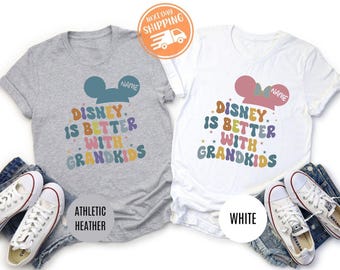 Disney Grandkids Shirt, Disney Grandkids Shirt, Disney Großeltern Outfit, T-Shirt für Großeltern