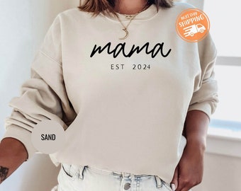 Benutzerdefinierte Mama Sweatshirt, Mama Geschenke, Mama Geschenk Sweatshirt, Mama Sweatshirt, Weihnachtsgeschenk für Mama, Muttertag Hoodie, Muttertagsgeschenk