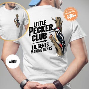 Little Pecker Club Shirt, Lil Gents Making Dents Sweatshirt, Offensive Men T-shirt, Funny Quote Tee, Funny Men Shirt,  Rude Humor Hoody