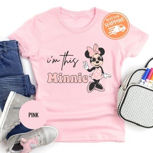 I'm This Minnie verjaardagsshirt, Disney verjaardagsfeestje, 2e verjaardagscadeau, Disneyland verjaardagsreis, verjaardag prinses, 2e verjaardagsshirt
