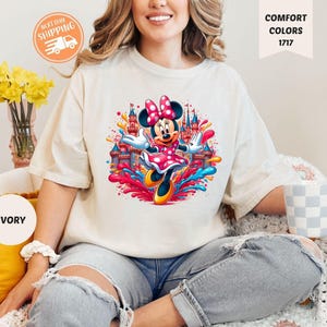Comfort Colors Minnie Mouse Shirt, Disneyland Minnie Shirt, Disney Vacation T-shirt, Disneyworld Shirt, Magic Kingdom Shirt, Minnie Tee