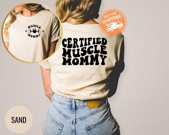 Muscle Mommy Shirt, Motivational Workout Tee, Gym Gift