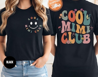 Mimi Club-T-shirt, dubbelzijdig grafisch T-shirt, nieuw Mimi-cadeau