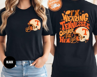 Tennessee Orange Football T-Shirt, Game Day Shirt, Personalized Gift