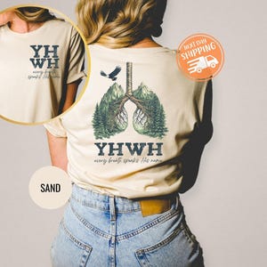YHWH Lungs Christian Shirt, Every Breath Speak His Name T-Shirt, YHWH Lungs T-shirt, Yahweh Shirt, Christian Shirt, Faith Sweatshirt
