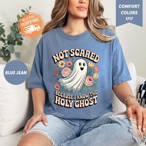 Comfort Colors Holy Ghost Christian T-Shirt: Halloween Tee