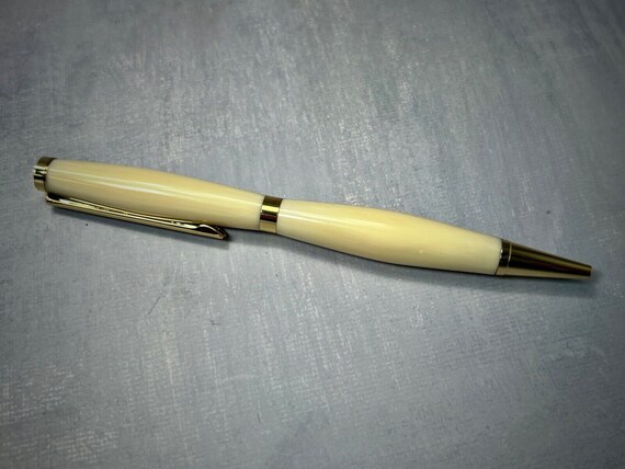 Louis Vuitton Stylo Agenda GM N75003 Gold Ballpoint Pen (Black Ink