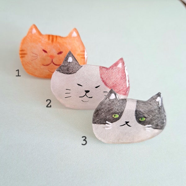 Cat pins (set of 2)