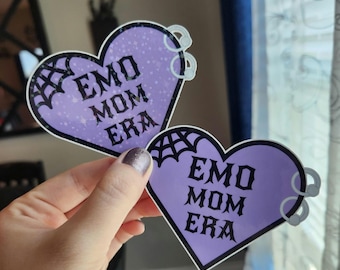 Emo Mom Era – Holo Vinyl Sticker – Water Resistant Laptop Decal