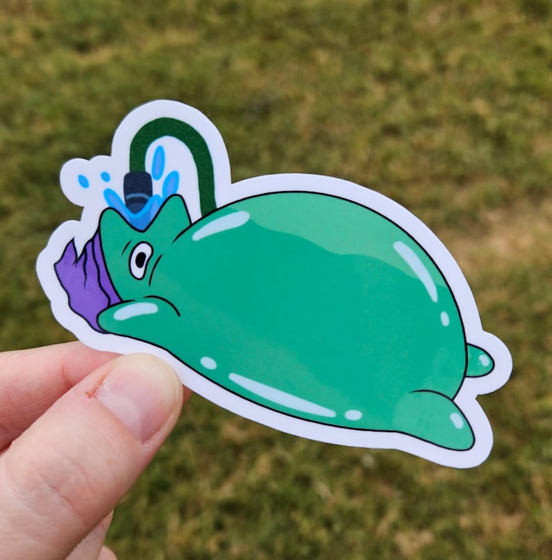 Smiling Friends Glep Vinyl Sticker – Water Resistant Laptop Decal - Etsy