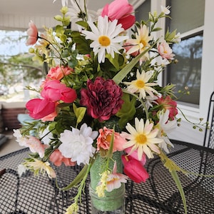 Cemetery Flowers, Cemetery Arrangement, Headstone Vase, Grave Vase Decoration, Cemetary Urn, Monument flowers, Summer Cemetery Flower Insert
